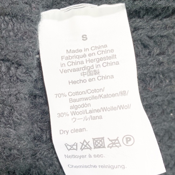 Madewell Mock Neck Side-Button Pullover Wool Blend Sweater Small - Picture 10 of 11